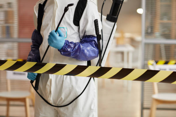 Professional Blood Cleanup technician working in West Yarmouth, MA